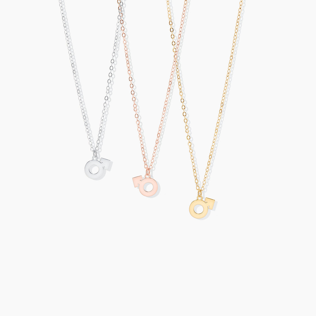 Male Symbol Pendant Necklace