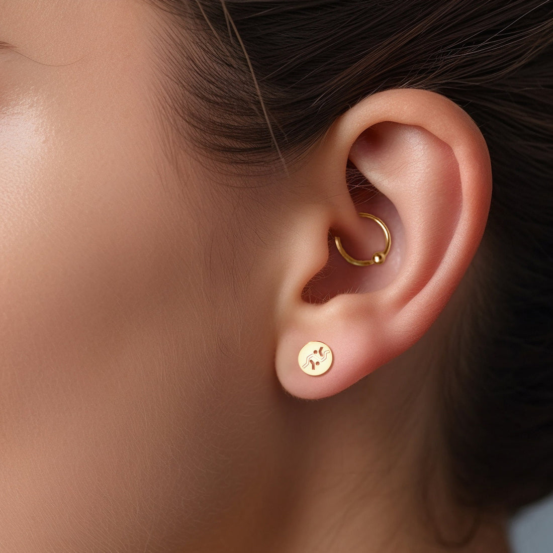 Martial Arts Stud Earrings