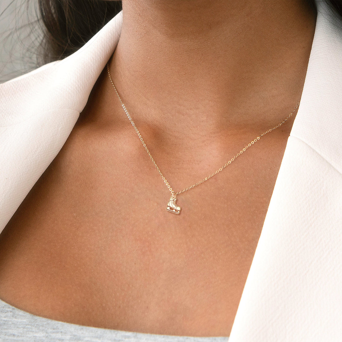 Hockey Skate Necklace
