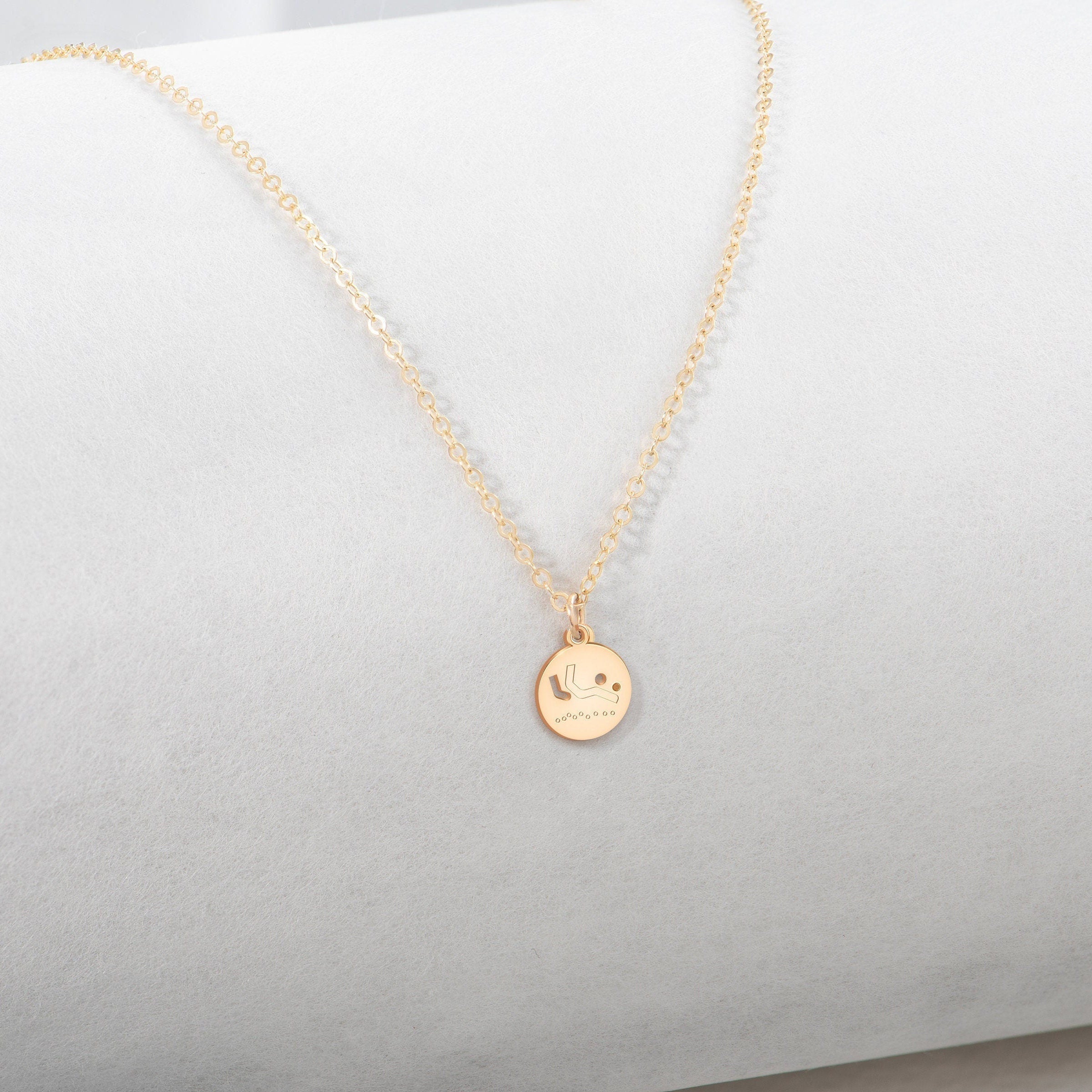 Beach Volleyball Disc Necklace