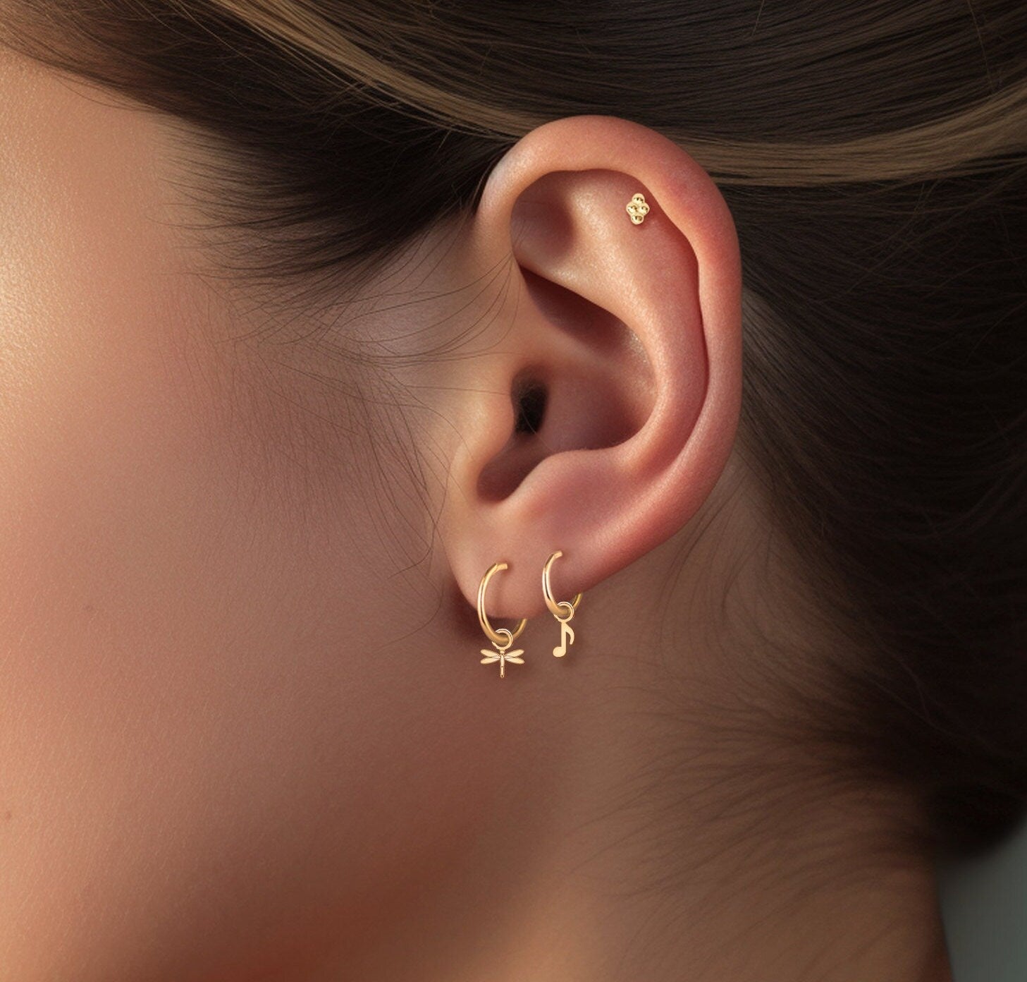 Dragonfly Drop Earrings