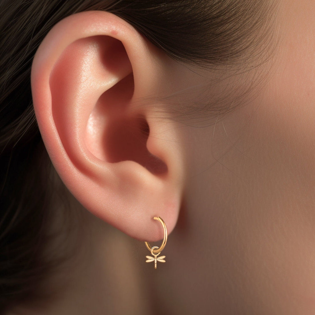 Dragonfly Drop Earrings
