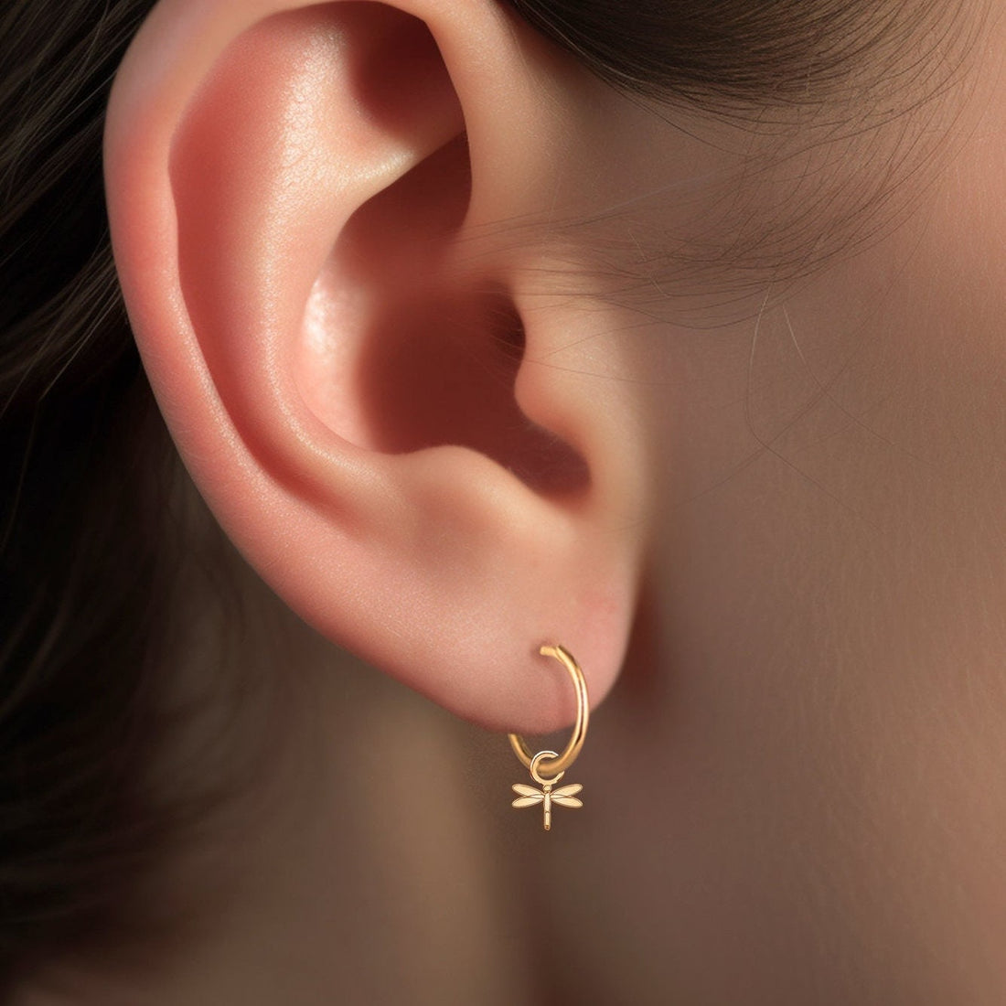 Dragonfly Drop Earrings