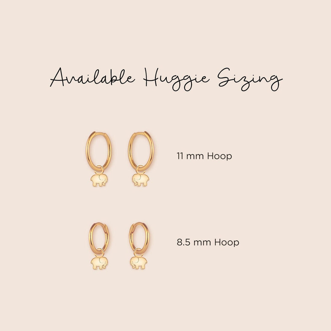 Huggie Charm Earring Charm Huggie Hoops