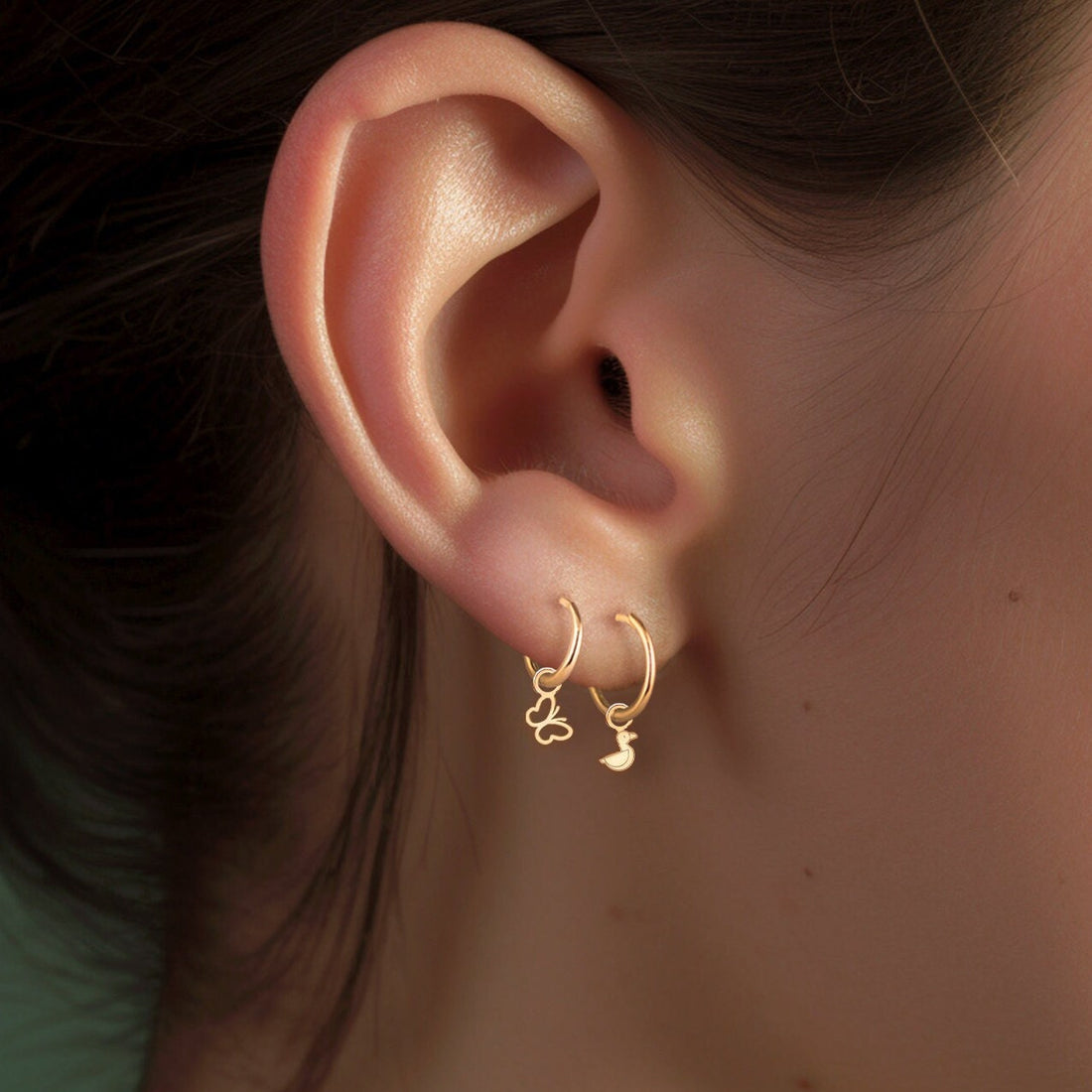 Duck Charm Hoop