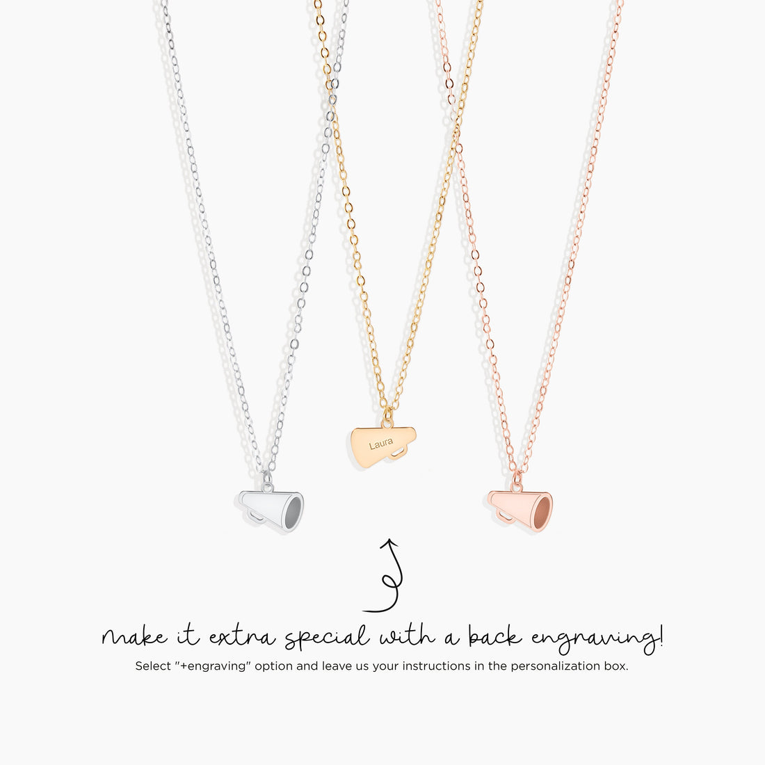 Megaphone Charm Necklace