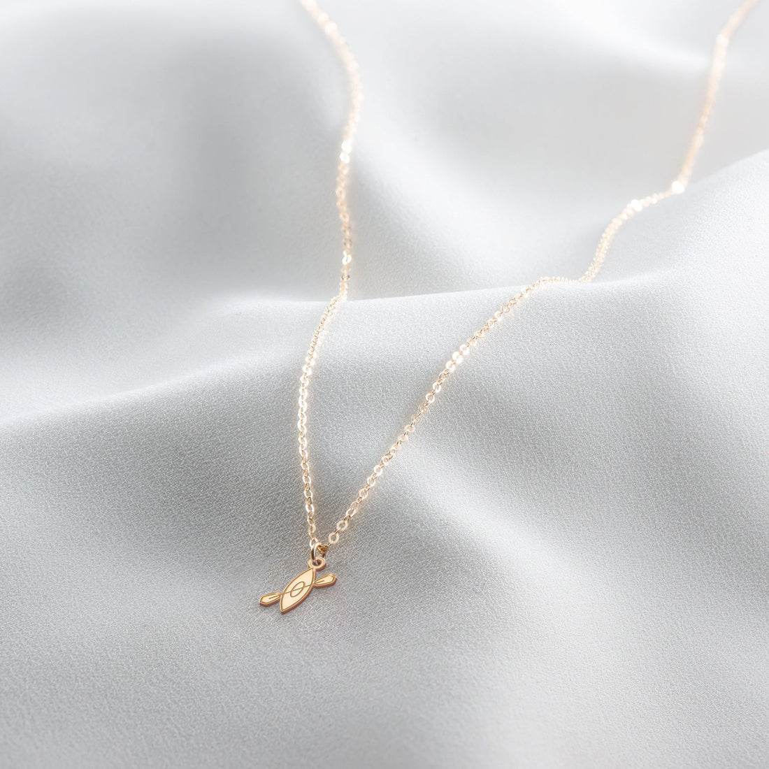 Kayak Charm Necklace