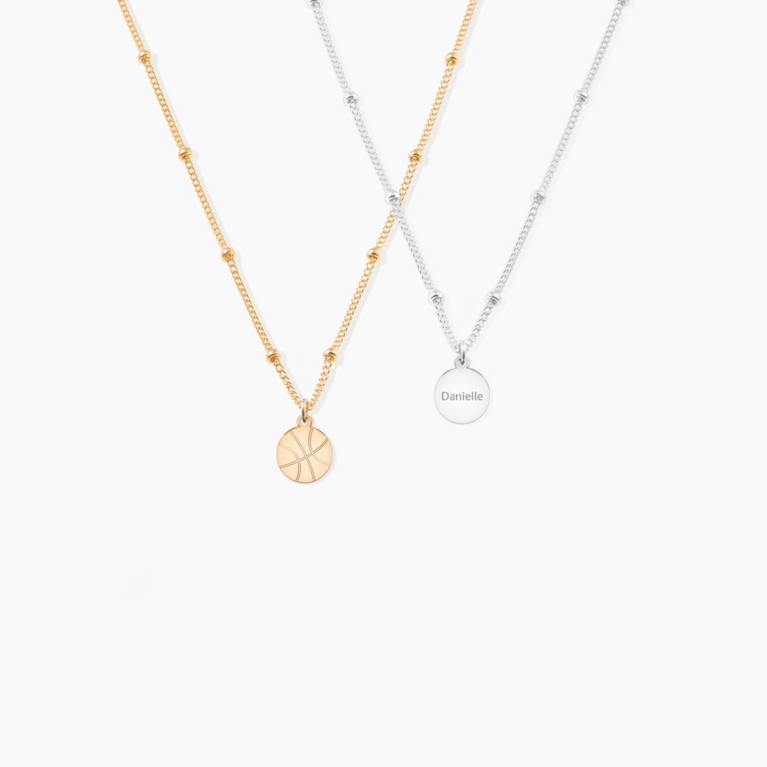 Basketball Beady Necklace