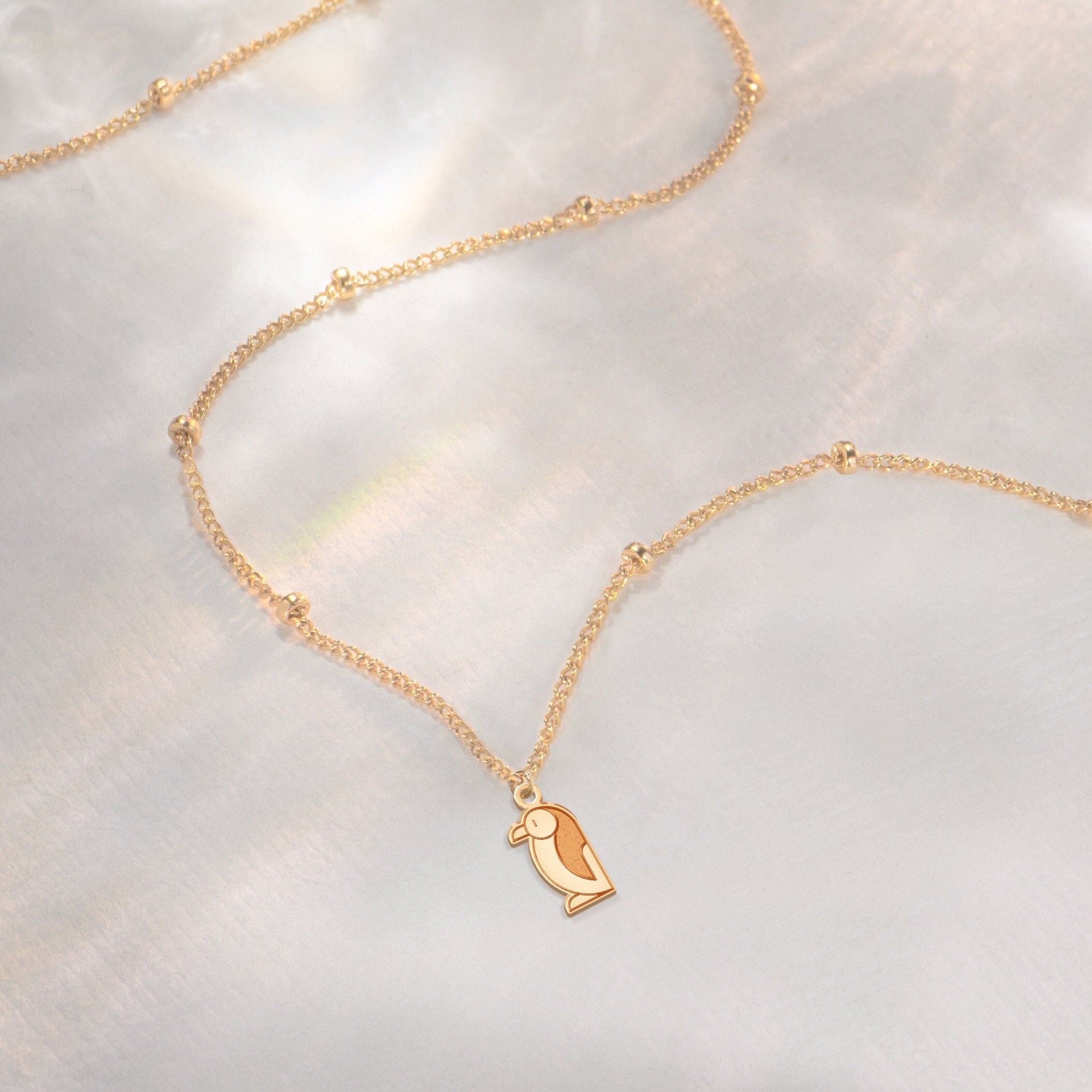 Penguin Beady Necklace