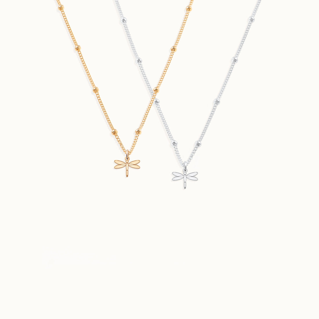 Dragonfly Beady Necklace