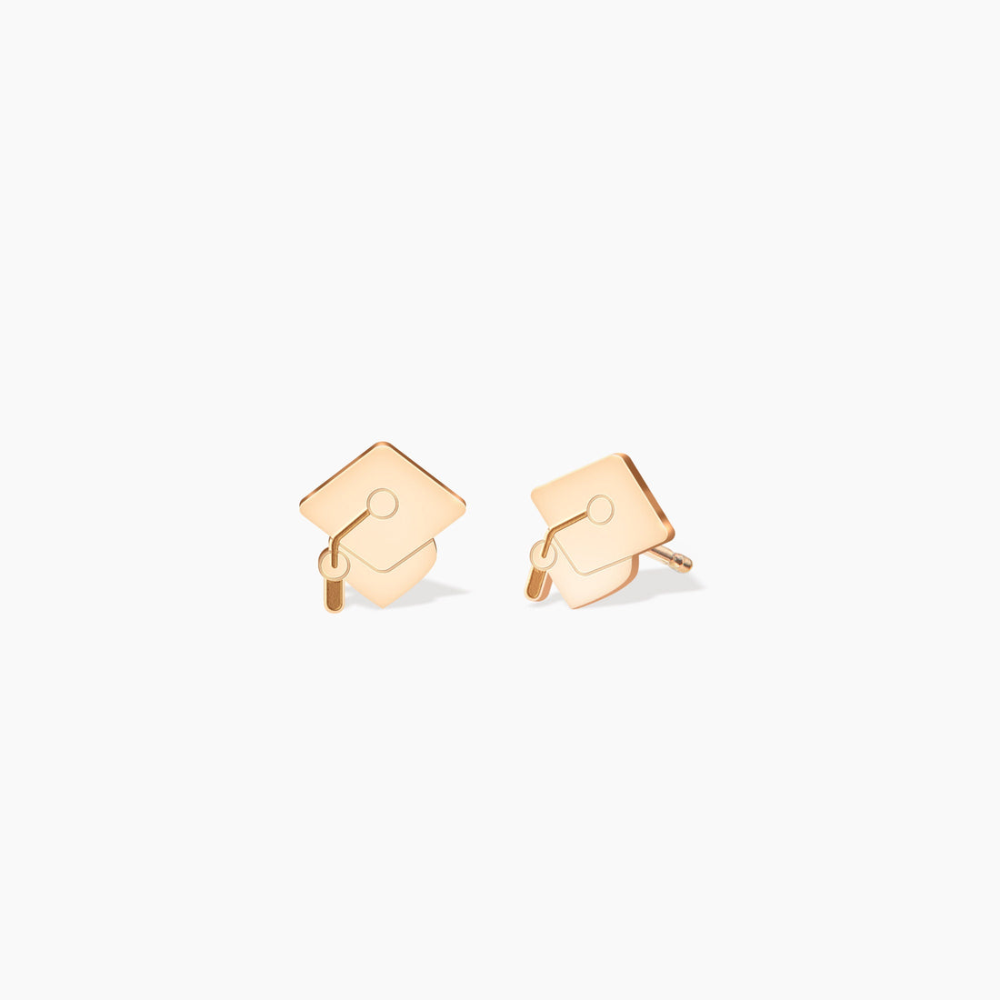 Grad Cap Stud Earrings