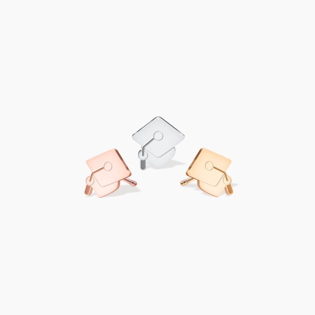 Grad Cap Stud Earrings