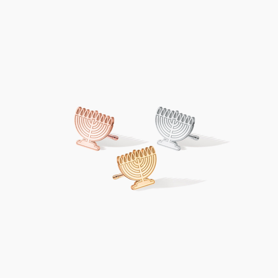 Hanukkah Menorah Earrings