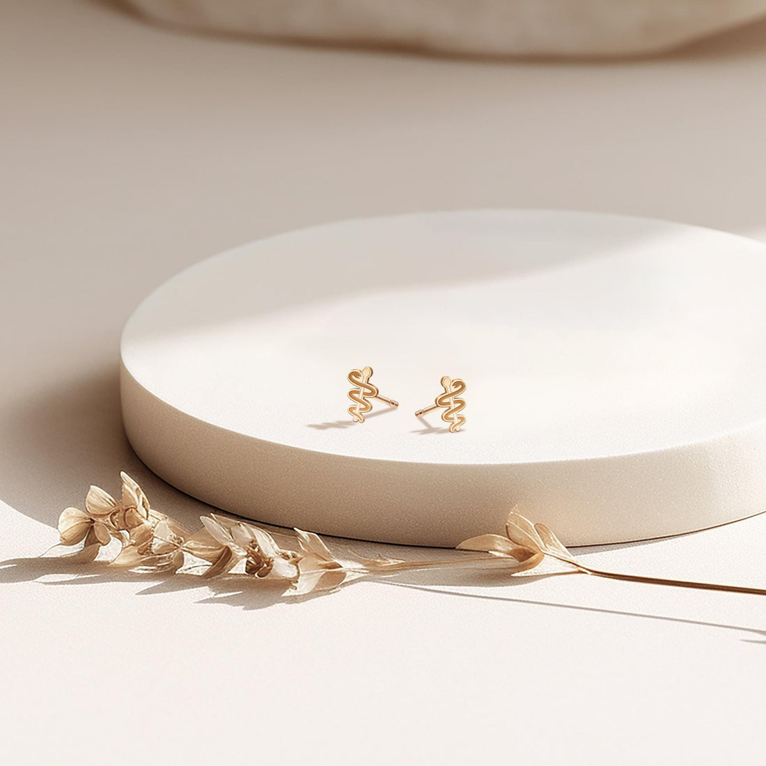 Caduceus Earrings