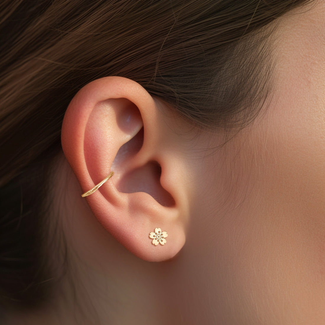 Cherry Blossom Stud Earrings