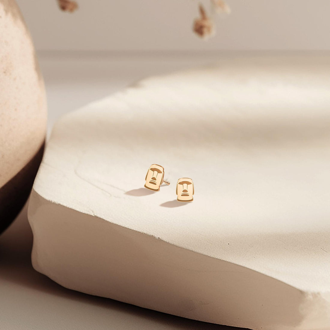 Moai Earrings in