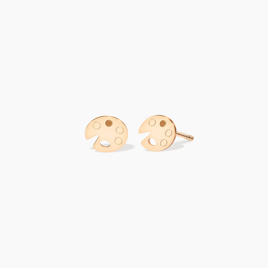Artist Paint Palette Stud Earrings