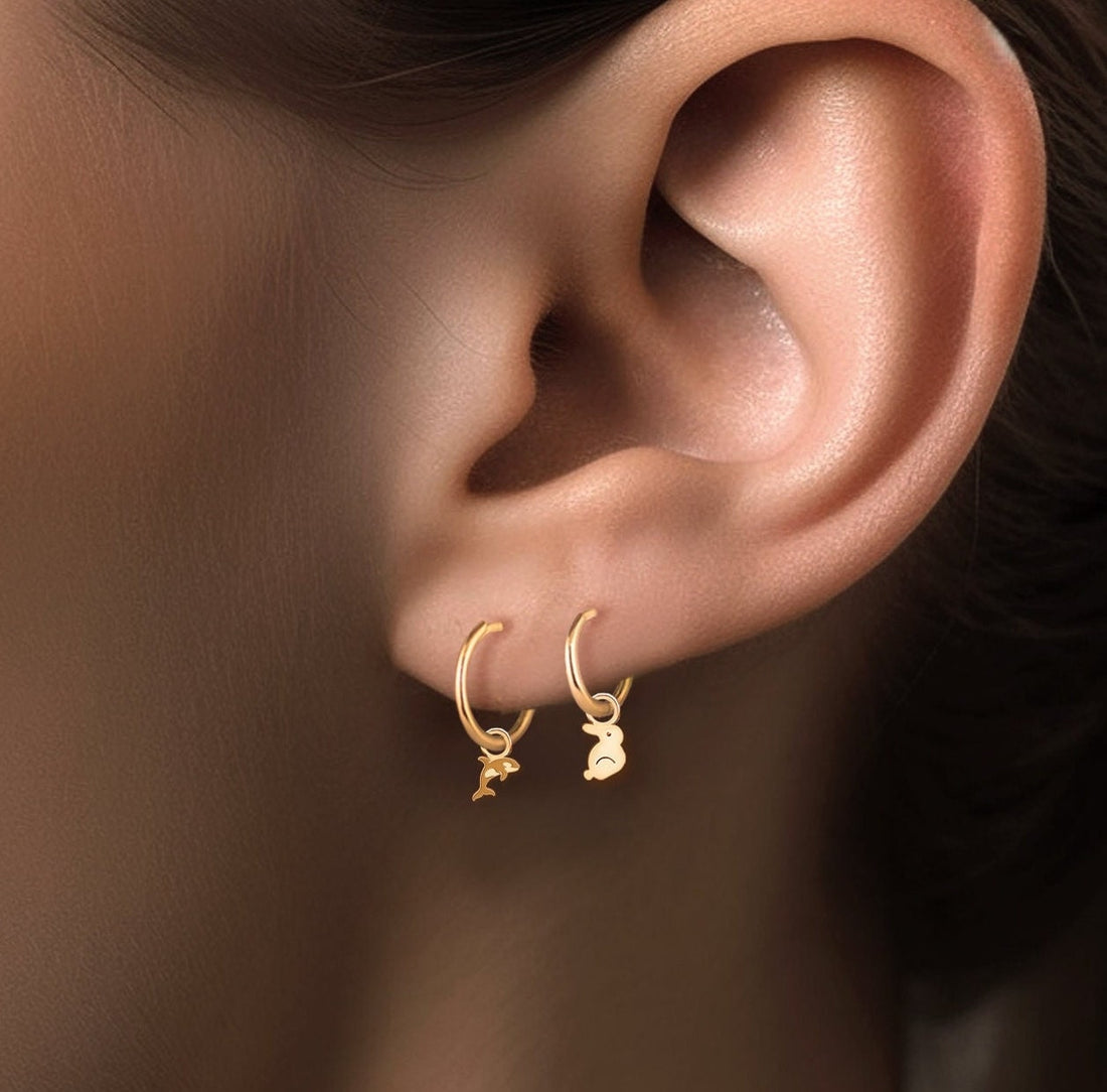 Killer Whale Drop Earrings