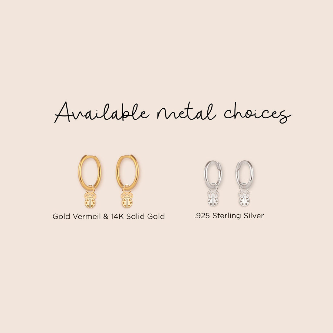 Huggie Charm Earring Charm Huggie Hoops
