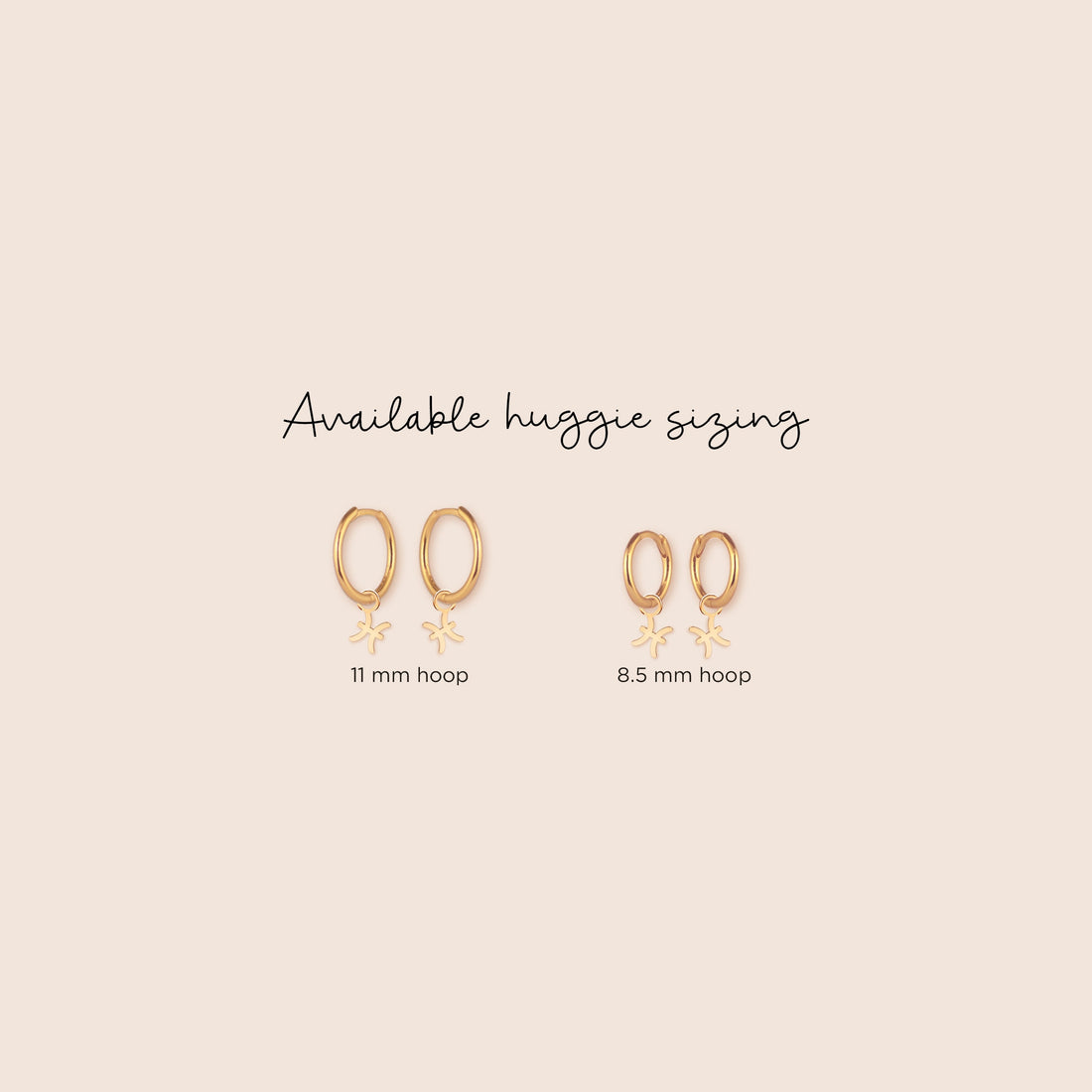 Astrological Sign Huggie Earrings
