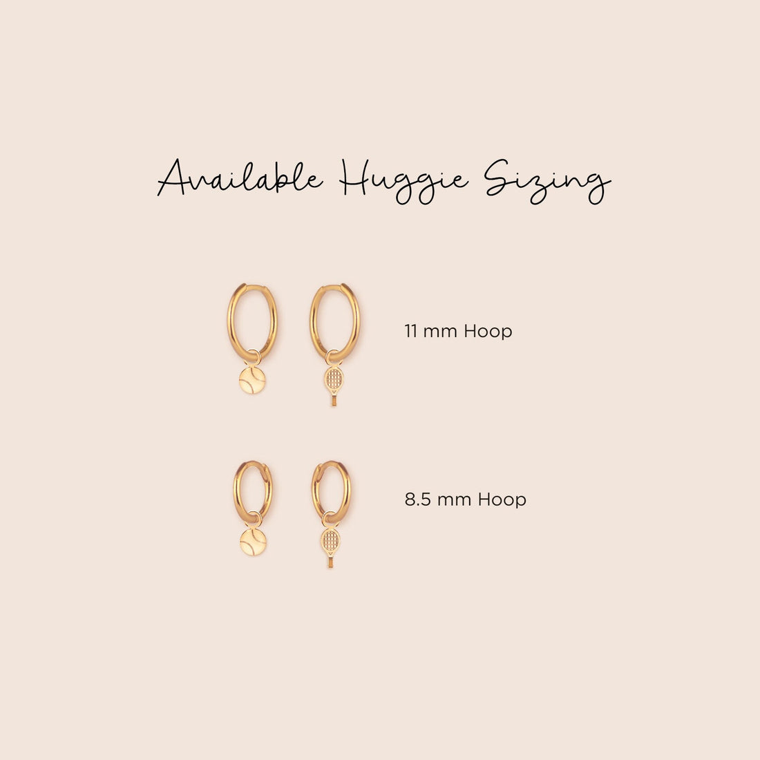 Handcrafted Charm Huggie Hoops