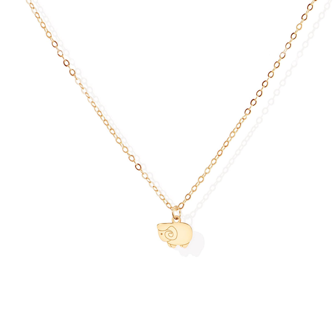 Aries Ram Pendant Necklace