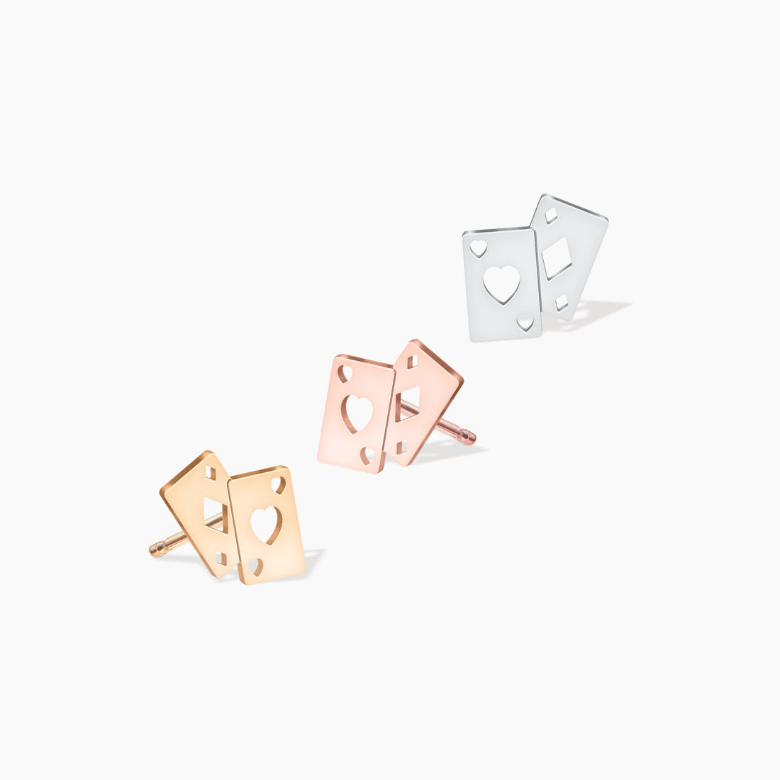 Playing Card Earring