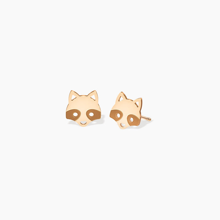 Raccoon Earrings