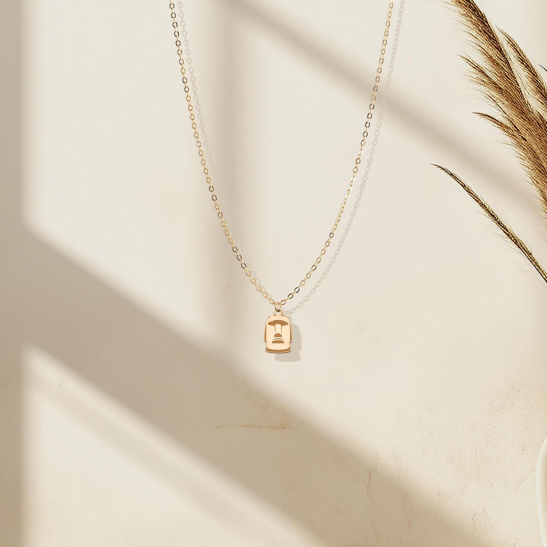 Moai Statue Necklace