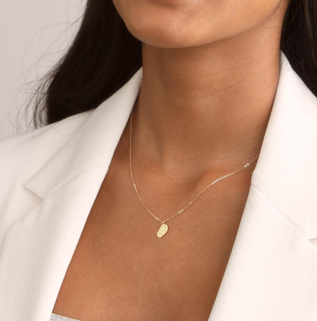 Coffin Charm Pendant