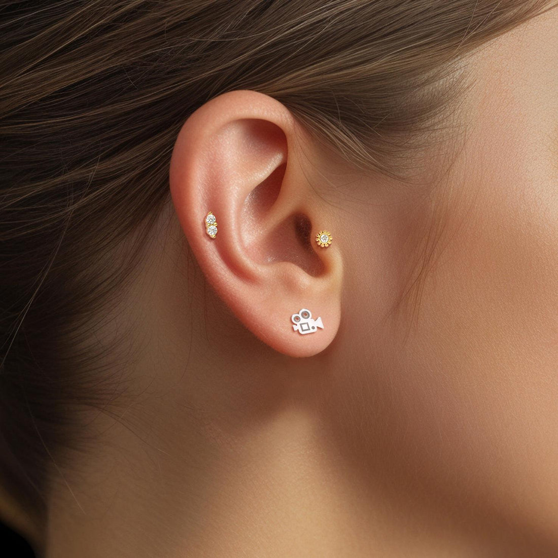 Movie Projector Earrings