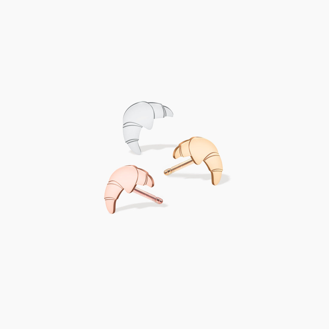 Croissant Stud Earrings