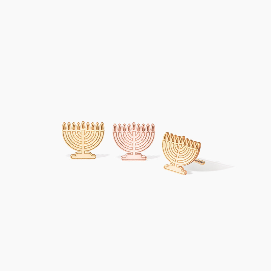 Hanukkah Menorah Earrings
