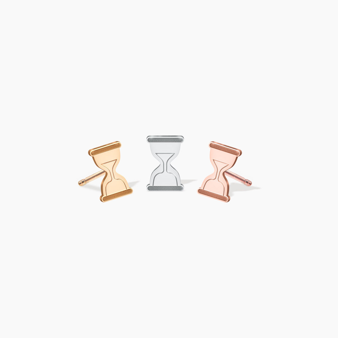 Handcrafted Hourglass Stud