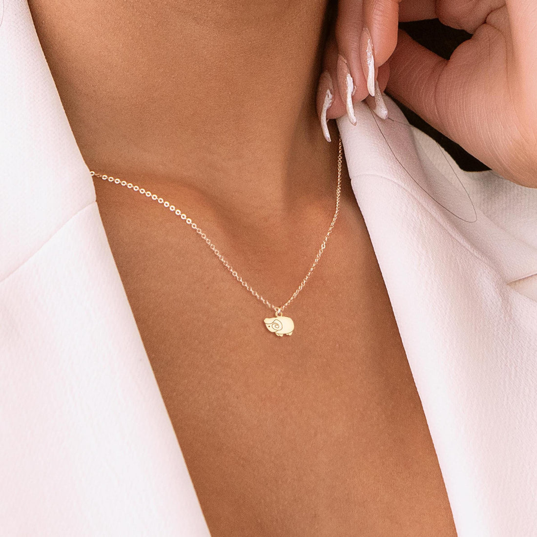 Aries Ram Pendant Necklace