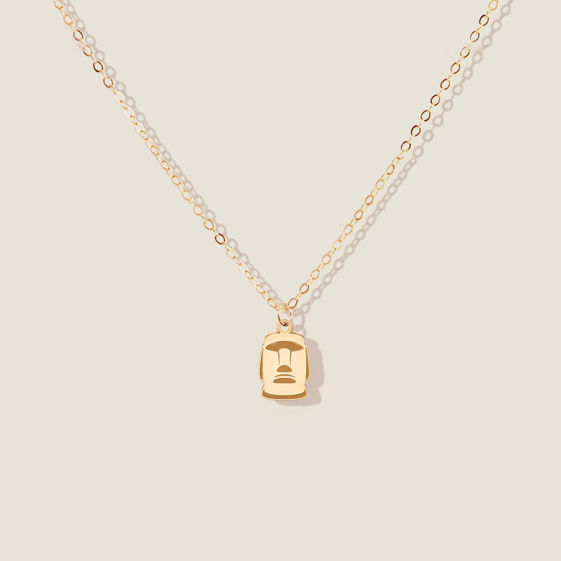 Moai Statue Necklace
