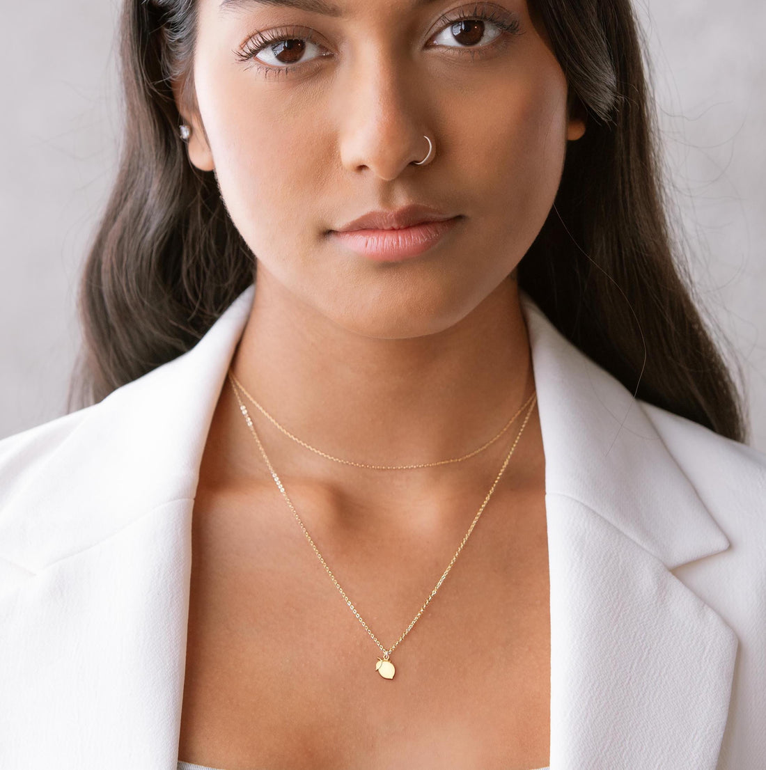 Lemon Charm Pendant Necklace
