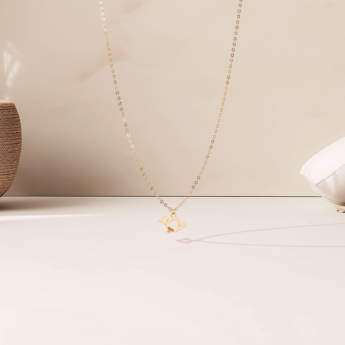 Horn Charm Pendant Necklace