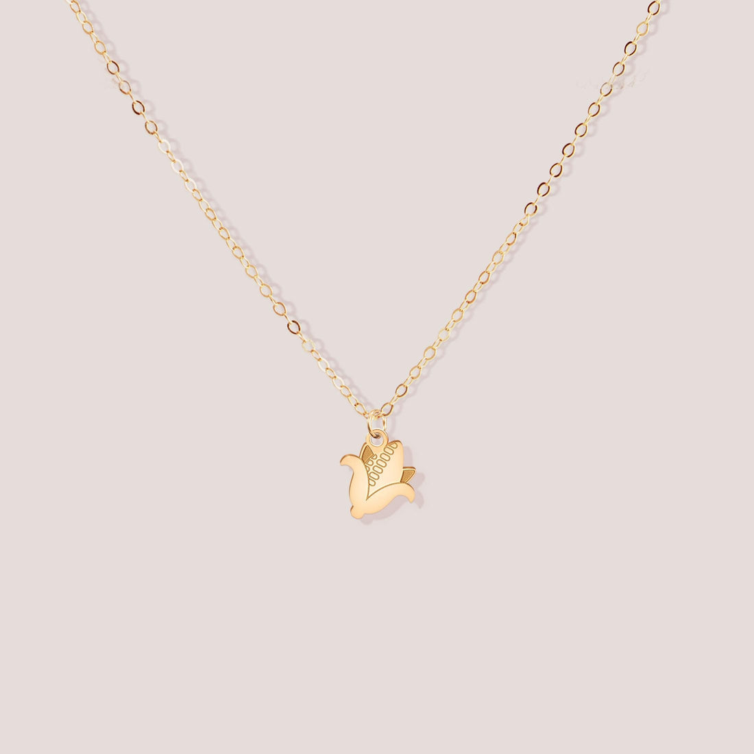 Corn Cob Charm Necklace