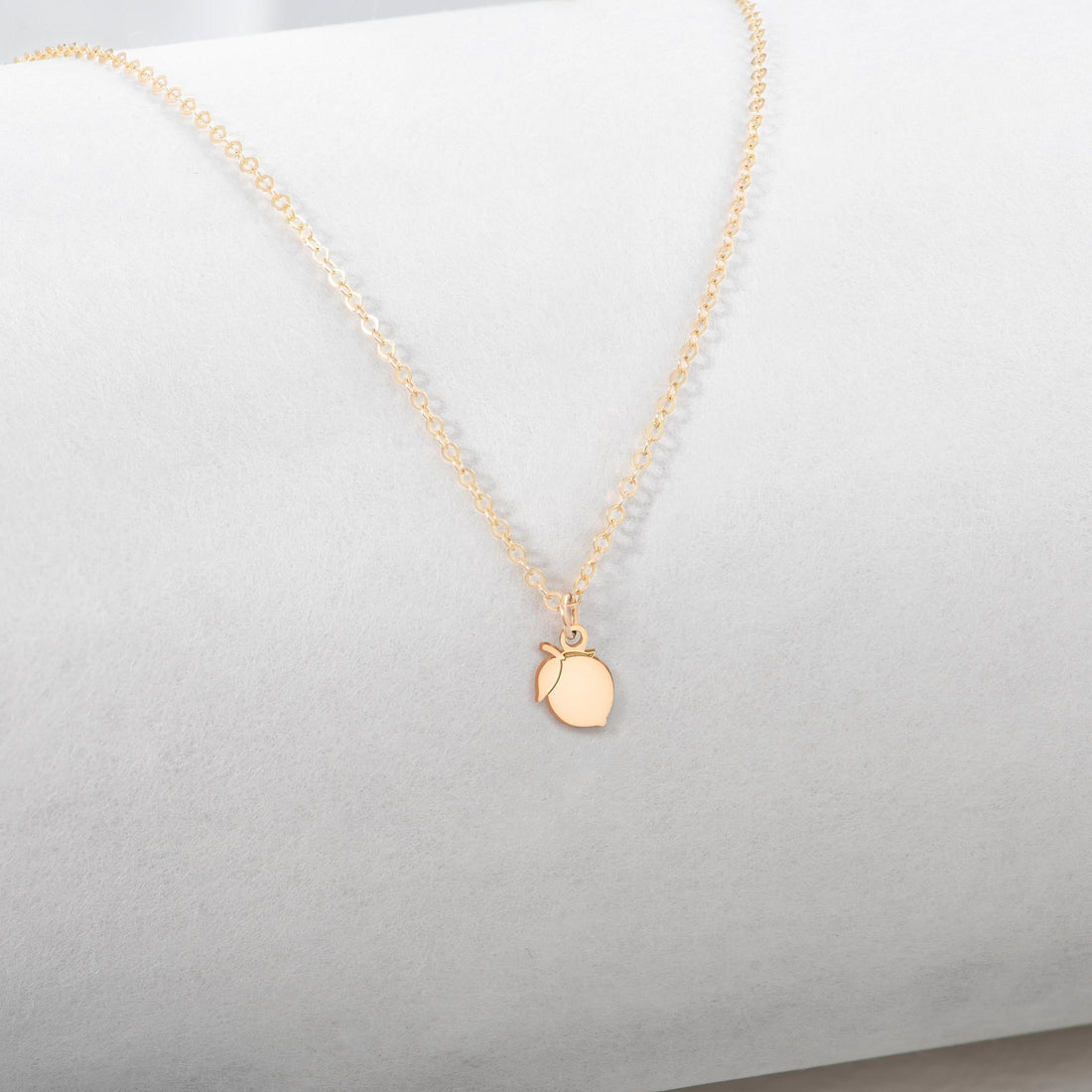 Lemon Charm Pendant Necklace