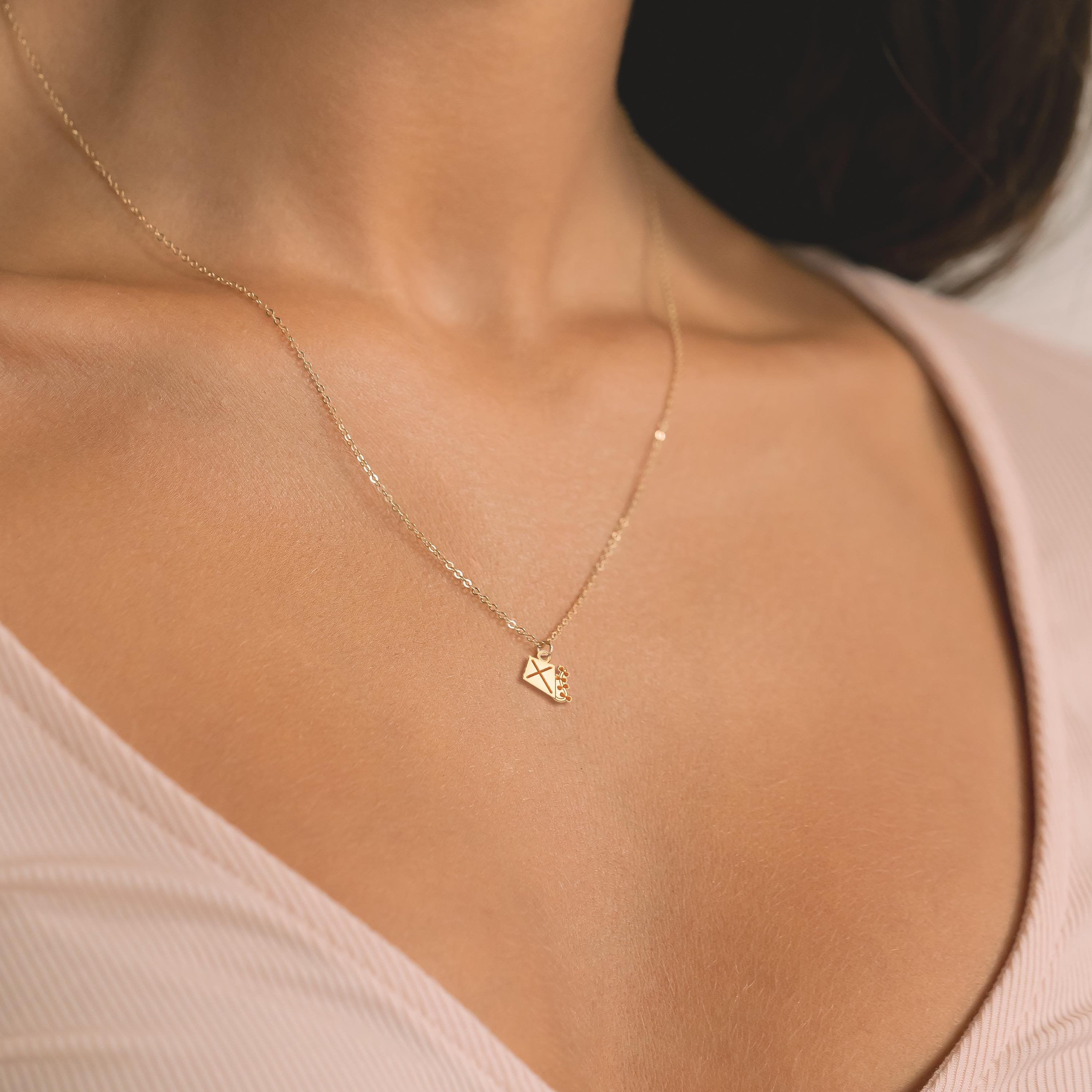Kite Pendant Necklace