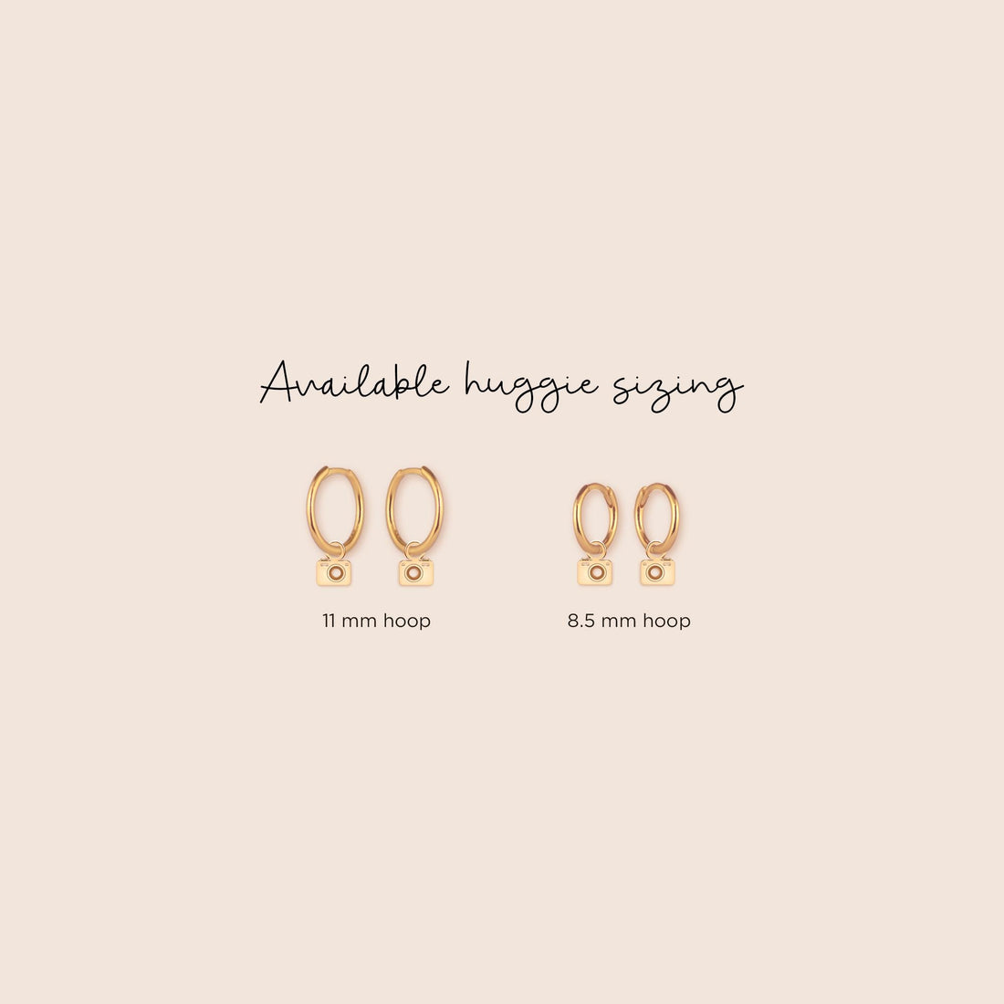 Camera Huggie Hoops