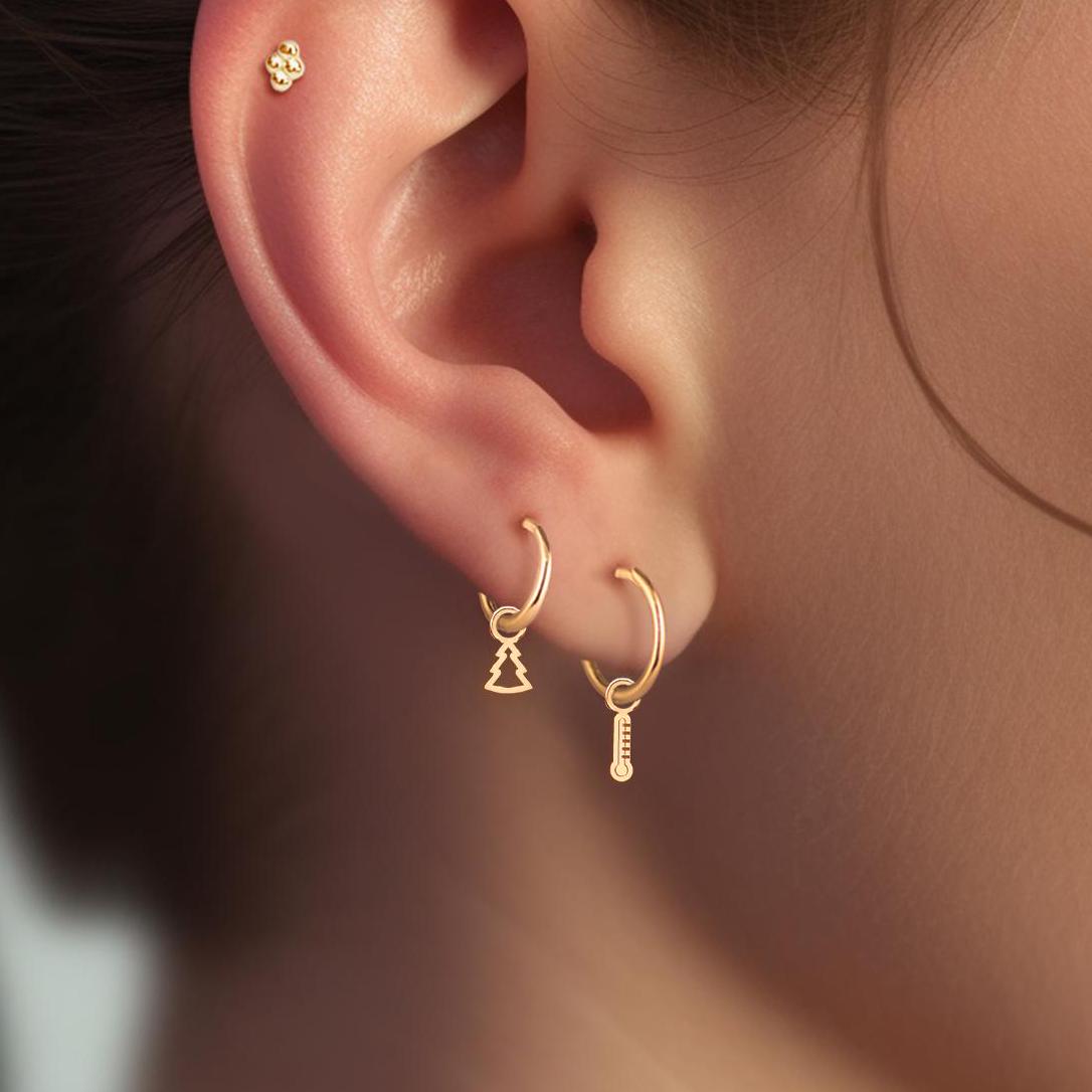 Thermometer Huggie Hoops
