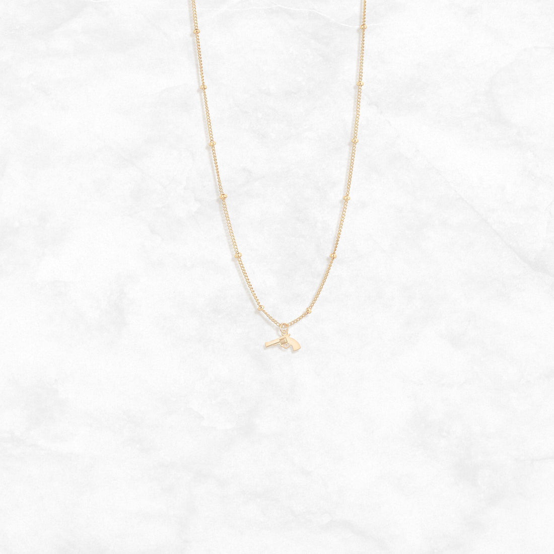 Beaded Revolver Beady Necklace