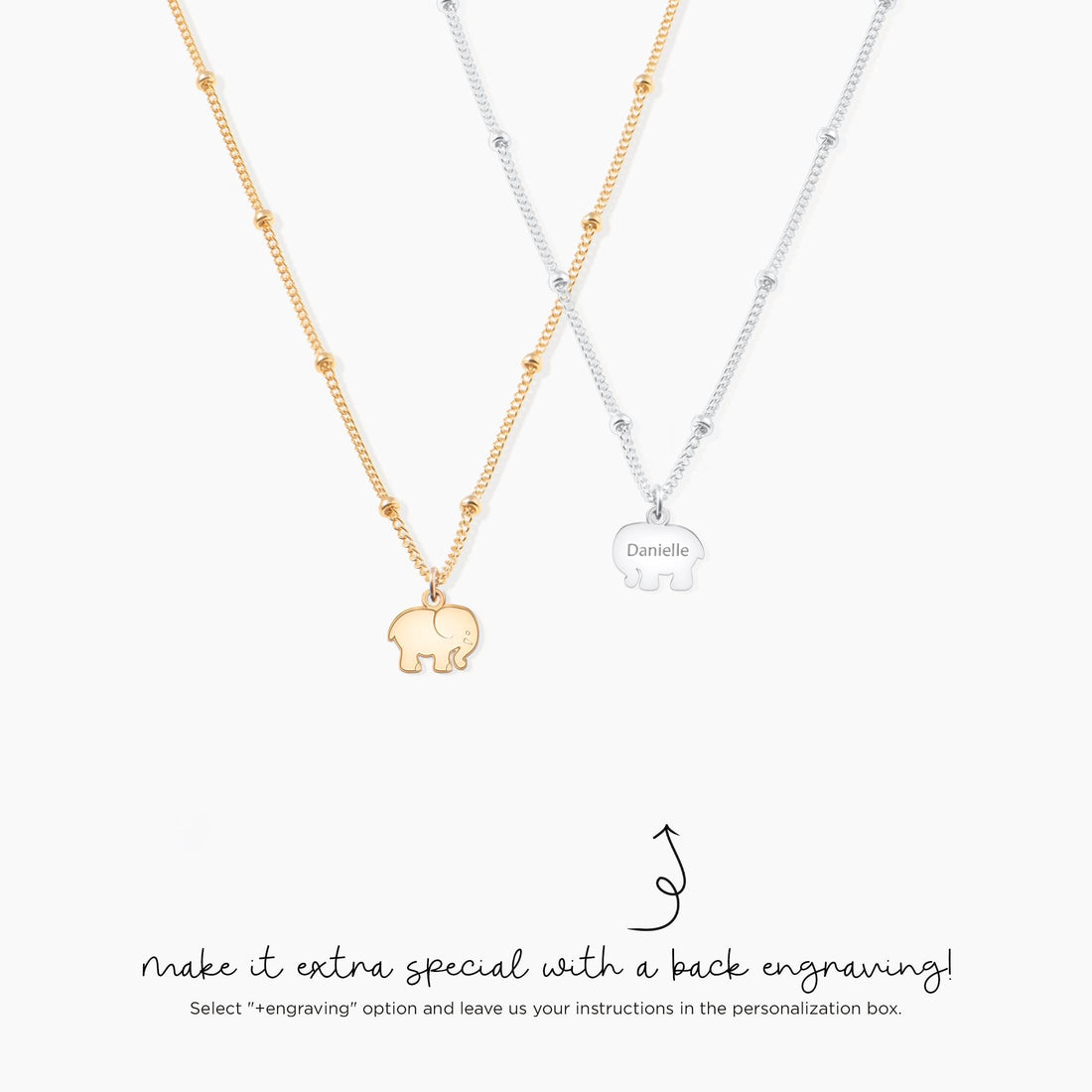 Elephant Pendant Necklace