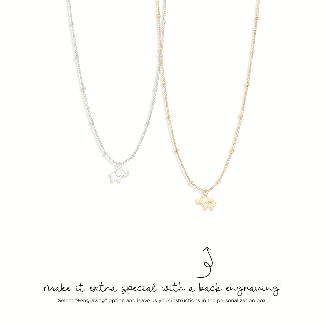 Elephant Charm Necklace