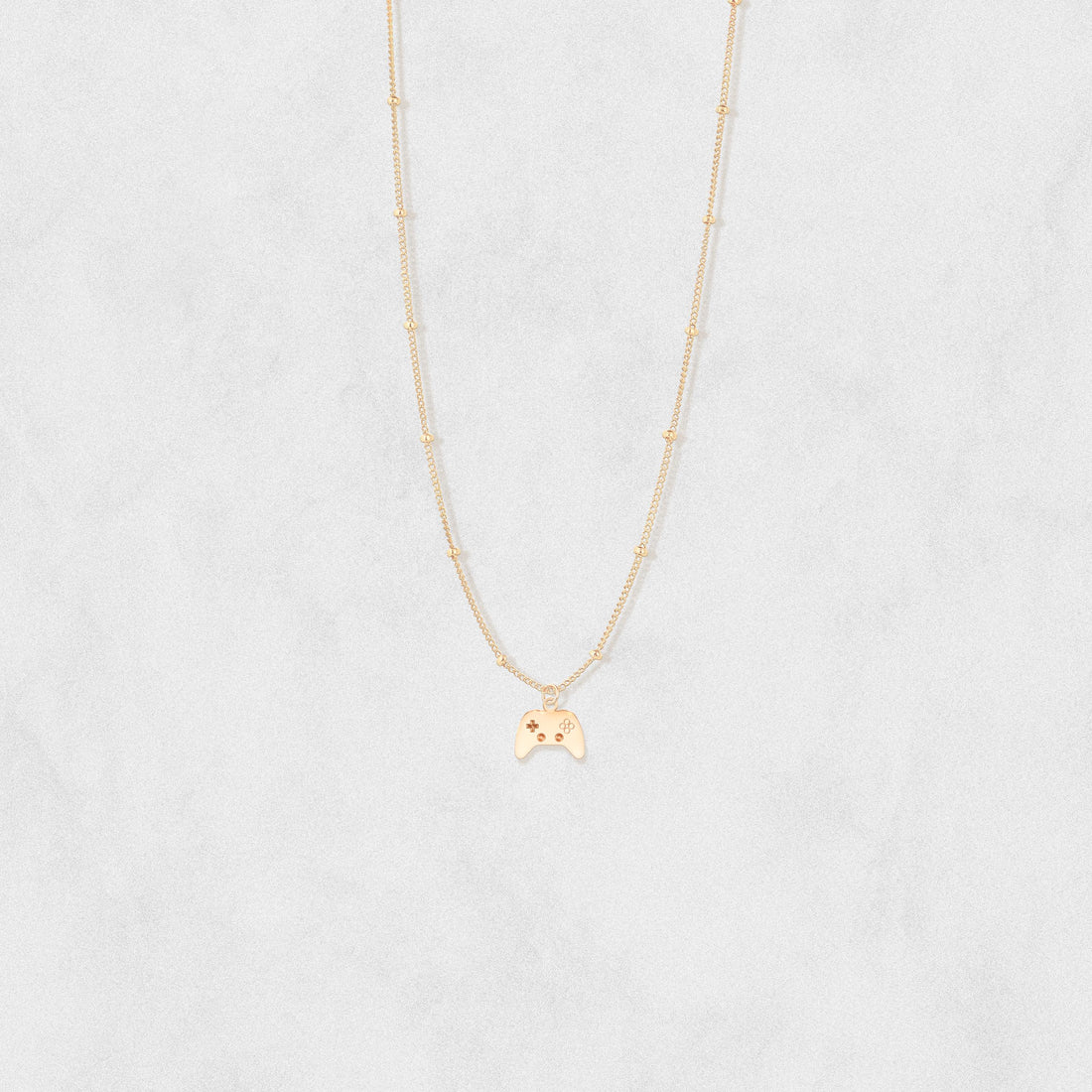 Game Controller Pendant Beady Necklace