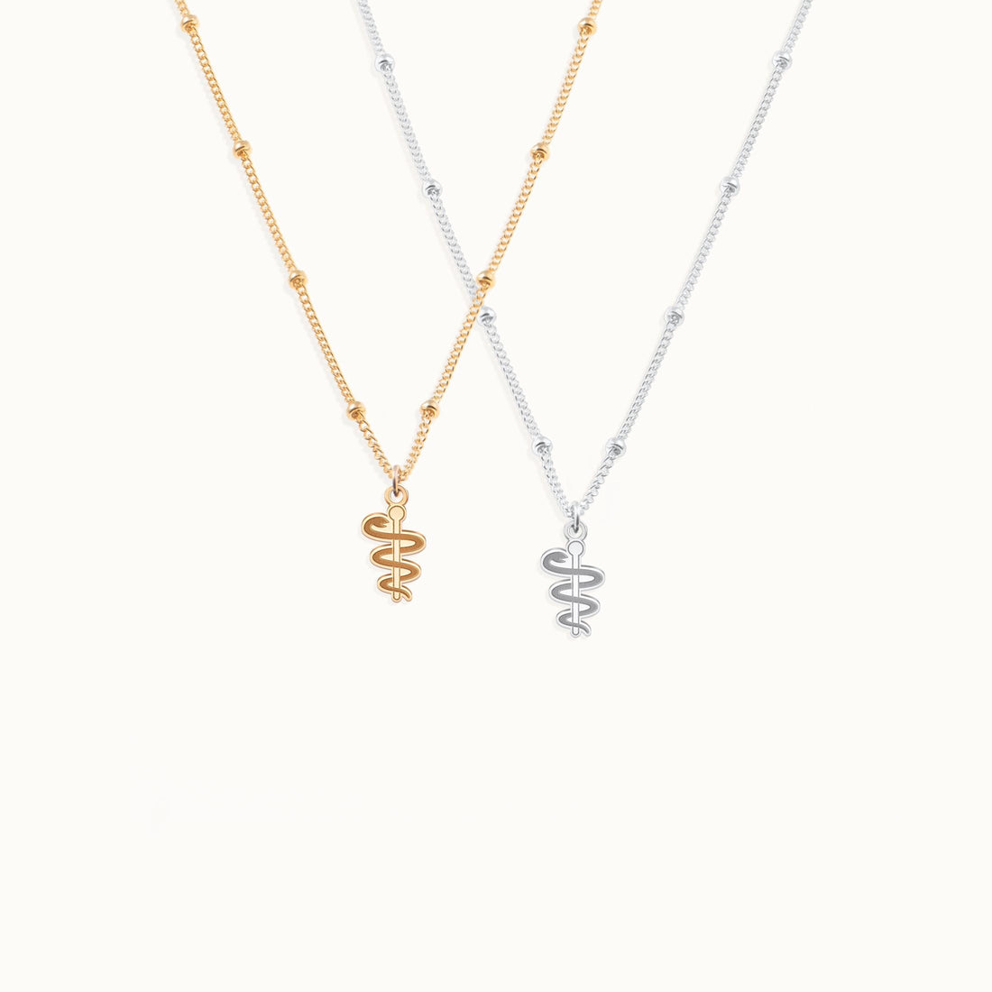 Caduceus Pendant Necklace