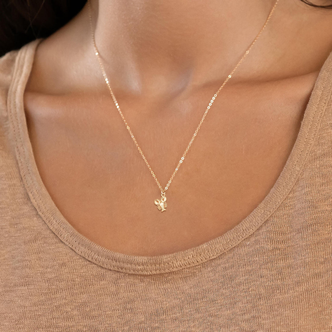 Lobster Charm Necklace