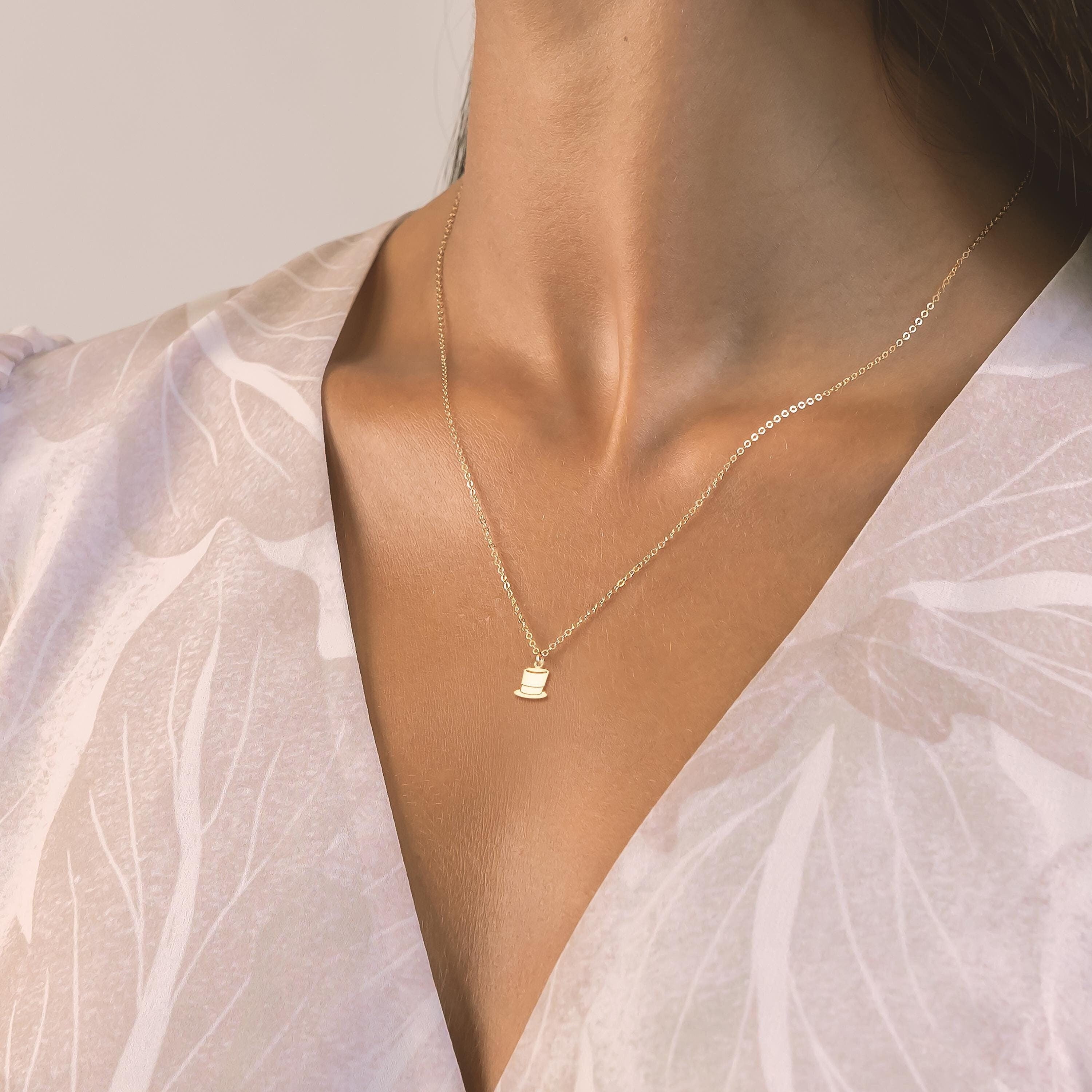 Top Hat Pendant Necklace
